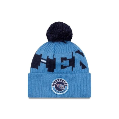 Tennessee Titans Gorra | New Era NFL Alternate Cold Weather Sport Knit Beanie Mexico - Azules